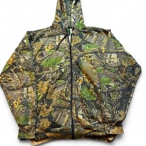 Vintage Cabela's seclusion 3D full zip camo hoodie size medium‎